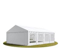 TOOLPORT Carpa para Fiestas Carpa de Fiesta 6x8 m Carpa de pabellón de jardín Lona PVC 700 N en Blanco Impermeable