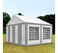 TOOLPORT FLEX 3x4 m Carpa para fiestas, PE 450, gris-blanco - (91119)