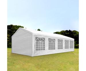 TOOLPORT FLEX 4x10 m Carpa para fiestas, PE 350, blanco - (90107)