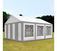 TOOLPORT FLEX 4x6 m Carpa para fiestas, PE 450, gris-blanco - (91121)