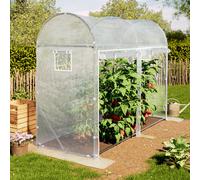 TOOLPORT Invernadero para tomate 1x3m, lona de PE, blanco - (9043)
