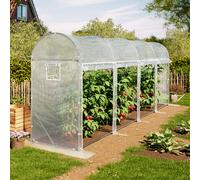 TOOLPORT Invernadero para tomate 1x6m, lona de PE, blanco - (9044)