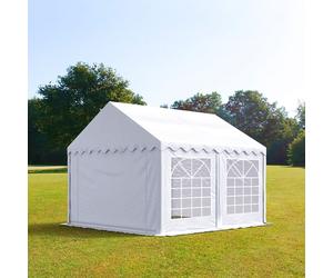 TOOLPORT PRO 3x3 m Carpa para fiestas, PVC 700, blanco - (6158)