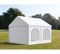 TOOLPORT PRO 3x4 m Carpa para fiestas, PVC 800, con base reforzada, blanco - (2639)