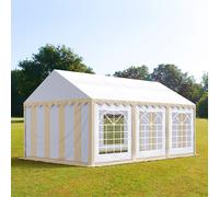 TOOLPORT PRO 3x6 m Carpa para fiestas, PVC 700, beige-blanco - (6148)