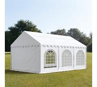 TOOLPORT PRO 3x6 m Carpa para fiestas, PVC 750, con base reforzada, blanco - (7232)