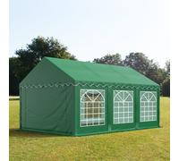 TOOLPORT PRO 4x6 m Carpa para fiestas, PVC 700, verde oscuro - (5137)