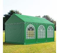 TOOLPORT PRO 4x6 m Carpa para fiestas, PVC 800, con base reforzada, verde oscuro - (5095)