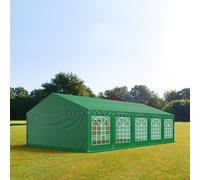 TOOLPORT PRO 5x10 m Carpa para fiestas, PVC 700, verde oscuro - (6171)