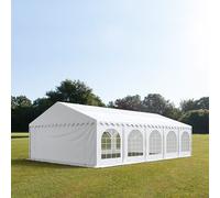 TOOLPORT PRO 5x10 m Carpa para fiestas, PVC 750, con base reforzada, blanco - (7175)