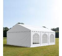 TOOLPORT PRO 5x6 m Carpa para fiestas, PVC 750, con base reforzada, blanco - (7186)