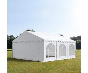 TOOLPORT PRO 5x6 m Carpa para fiestas, PVC 750, con base reforzada, blanco - (7186)