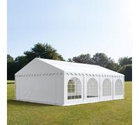 TOOLPORT PRO 6x8 m Carpa para fiestas, PVC 750, con base reforzada, blanco - (7143)
