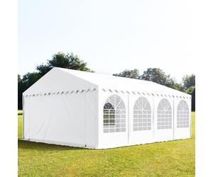 TOOLPORT PRO 6x8 m Carpa para fiestas, PVC 800, con base reforzada, blanco - (7920)