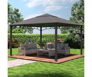 TOOLPORT Sunset Cenador Hardtop Sunset Superior, 4x4m - (301353)