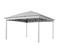 TOOLPORT Techo de Repuesto 4x4 m para cenador de jardín Sunset Premium Aprox. 220 g/m² Gris