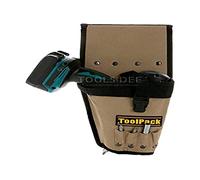 Toolvizion Cinturón Bolsa de Herramientas Tool Pack 360.086 Bolsa de la pistolera para Atornillador inalámbrico, Profesional.