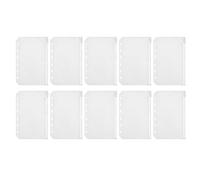 Top-Loading Refills - Fundas para encuadernación de anillas, color naranja para encuadernación de 6 anillas, para tarjetas, informes, proyectos, fotos, documentos