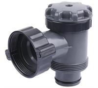 TOP-MAX Válvula de émbolo para bomba de piscina P6H1317, conexión roscada | Material a prueba de rayos UV, se conecta a mangueras de 1 a 0.5 pulgadas, compatible con bombas de filtro Intex 1500