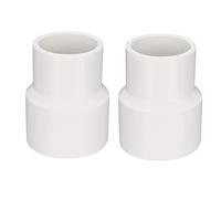 TOP-VIGOR 2 cubos de acoplamiento reductor de PVC de 40 mm x 32 mm por conector adaptador de tubería de buje, reductor de conducto para construcción de suministros de agua