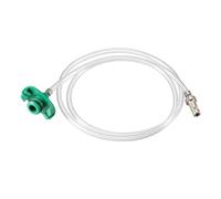 TOP-VIGOR Dispensador adhesivo de manguera de aire de 10 cc, adaptador de conector de dispensador de pegamento de manguera de aire de plástico transparente, adaptador de jeringa de pegamento para