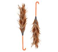 TOPBATHY 2piezas Plumero De De Pluma De Pollo Herramienta De Limpieza Para Muebles Cocina y Automóvil