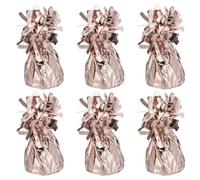 TOPBATHY 6 Piezas Bloque de Peso para Globos Material de PVC y Hormigón, Resistente a Roturas y Reutilizable para Decoración de Fiestas como Shower y Cumpleaños