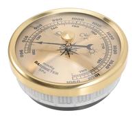 TOPBATHY Barómetro Doméstico Calibrable de Esfera, Rango 960-1060 Hpa | Metal y Plástico, Montaje en Pared o Mesa, Diseño Clásico Minimalista, Incluye Destornillador