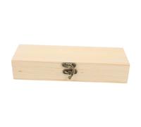 TOPBATHY Caja De Almacenamiento De Madera Maciza Joyero Para Guardar Pendientes Estuche Para Objetos Pequeños Caja De Obsequio Para Diy Cierre Delicado Para Organizar Joyería y Accesorios