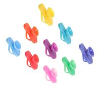 TOPBATHY Marcadores de Copa de Vino de Silicona Reutilizables 9 Piezas Diseño de Zapatilla Colorido para Fiestas Decoración y Accesorios de Vidrio para Hogar Restaurantes y Banquetes
