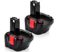 TOPBATT 2 X 12V 3600mAh NI-MH batería BAT043 de Repuesto para Bosch batería BAT045 BAT139 BAT120 2607335709 2607335274 2607335542 2607335526 GSR 12-2 12VE-2 PSR 12 22612 32612 213VE12SB GSR