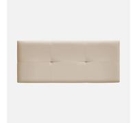 Topdormitorios | Cabecero Acolchado de Espuma - tapizado Suave- fácil Limpieza - Modelo Miró Polipiel - Ivory Crudo, 150x61x8 cm