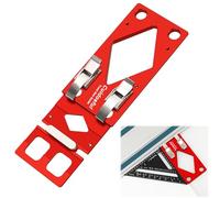 Tope angular para carril de guía, tope mecanizado CNC de 90° con guía de bordes, compatible con raíles de guía Makita, tope de aluminio Festool para sierras circulares