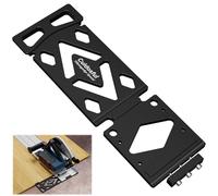 Tope de ángulo de 90° mecanizado CNC para riel guía Bosch FSN - Preciso tope angular para cortes verticales en carpintería, compatible con sistemas Bosch FSN, ideal para bricolaje y construcción de