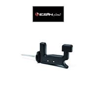 Tope de instalación automática con taco mayor ESIN PLAST Super Top Grill Art. 099993005.001 con taco mayor y tornillo de 120 mm (remachado) de poliamida (Nylon), color negro.