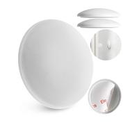 Tope de puerta para paredes, 4 x Ø 40 mm, Almohadillas amortiguadoras autoadhesivas en blanco, Sujeción extra fuerte con adhesivo especial, Protector de pared de puertas, Topes puertas, Protectores