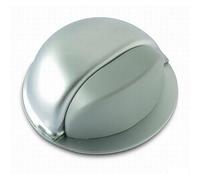 Tope puerta adhesivo cromo mate 9004