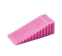 Topes de puerta de silicona de seguridad, 1/2/3 unidades, bloque de cuña, retenedor trasero for puerta de casa y oficina, tope anticolisión.(Pink,3PCS)