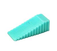 Topes de puerta de silicona de seguridad, 1/2/3 unidades, bloque de cuña, retenedor trasero for puerta de casa y oficina, tope anticolisión.(Green,3PCS)