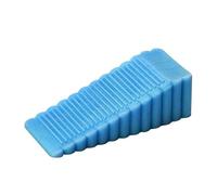 Topes de puerta de silicona de seguridad, 1/2/3 unidades, bloque de cuña, retenedor trasero for puerta de casa y oficina, tope anticolisión.(Blue,3PCS)