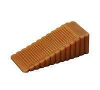 Topes de puerta de silicona de seguridad, 1/2/3 unidades, bloque de cuña, retenedor trasero for puerta de casa y oficina, tope anticolisión.(Brown,1PCS)