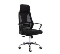 Topeshop - Silla de oficina NIGEL, color . Silla para oficina y ordenador con asiento acolchado y respaldo de malla