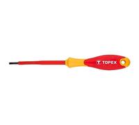 Topex 39D471 - Destornillador plano aislado (3 x 100 mm, 1000 V)