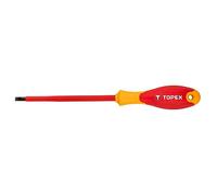 Topex 39D473 - Destornillador plano aislado (5,5 x 125 mm, 1000 V)