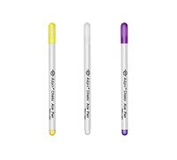 TopHomer Rotulador de tela borrable en agua, no permanente, soluble en agua, multicolor, que se desvanece automáticamente, bolígrafo mágico desteñido para manualidades de punto de cruz, bordado