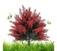 Topiario artificial para exteriores, plantas artificiales resistentes a la | Resistente a los rayos UV, resistente a la decoloración, realista, duradero, verde exuberante, ligero, sin mantenimiento