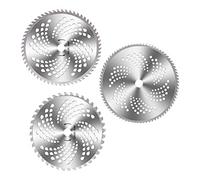 Topiky 3 Piezas Cuchilla de Sierra para Cortacésped, 40 60 80 Dientes | Reemplazo de cuchilla de desbrozadora para cortadora de césped, con puntas de carburo de tungsteno para madera, ramas y