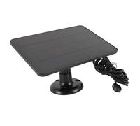 Topiky 4W 5V Cámara de Seguridad Panel Solar Cargador para Arlo Pro 4 | Panel solar monocristalino con diseño impermeable para exteriores para cámaras de seguridad Arlo, cámaras de foco y timbres