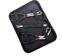 Topiky Alicates de Desconexión del Separador de Conectores Eléctricos Automotrices, Herramienta de Separación de Engarzado de Cables de Automóvil 3 en 1, Alicates Multifuncionales para Reparación de