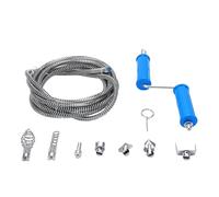 Topiky Barrena de Drenaje de Tuberías, Removedor de Obstrucciones Flexible con Accesorio de Taladro, Serpiente de Plomería, Limpiador de Drenaje para Fregadero de Cocina, Baño y Ducha